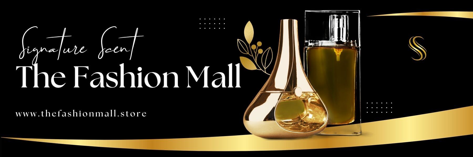 Black Gold Elegant Signature Scent Collection Sale Email Header (1)